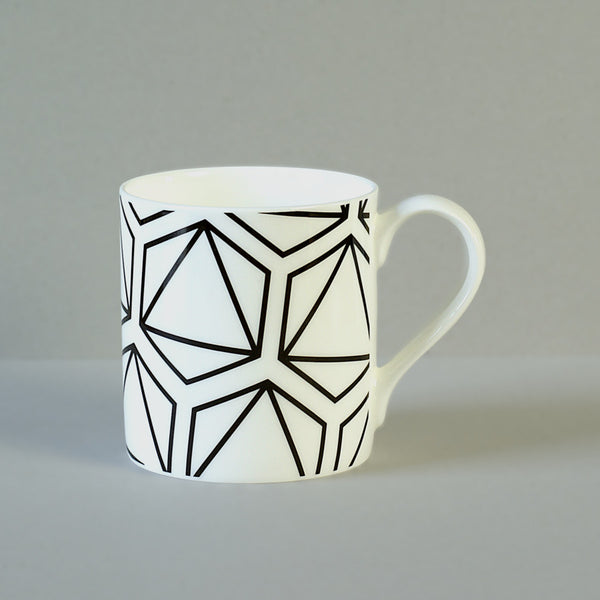 Black Octahedron Mug